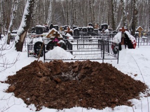 Особенности зимних похорон