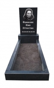 Бюджетный одинарный памятник