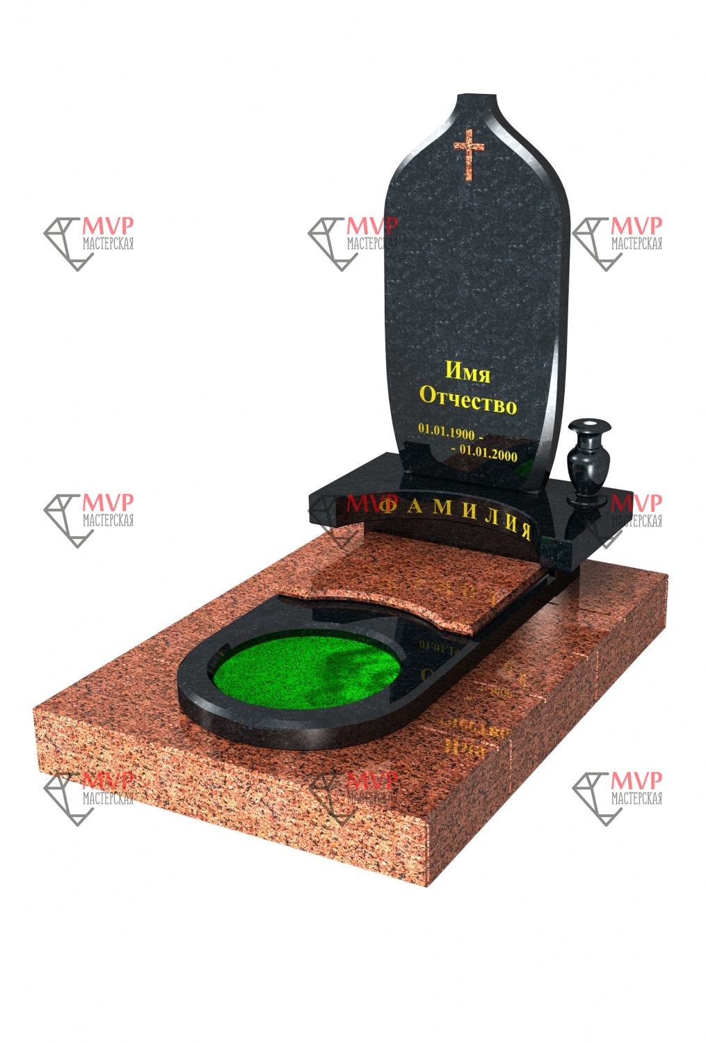 Одинарный памятник 22