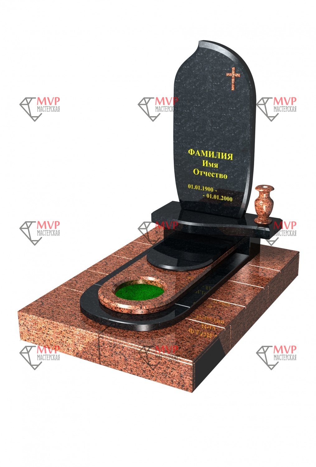 Одинарный памятник 21
